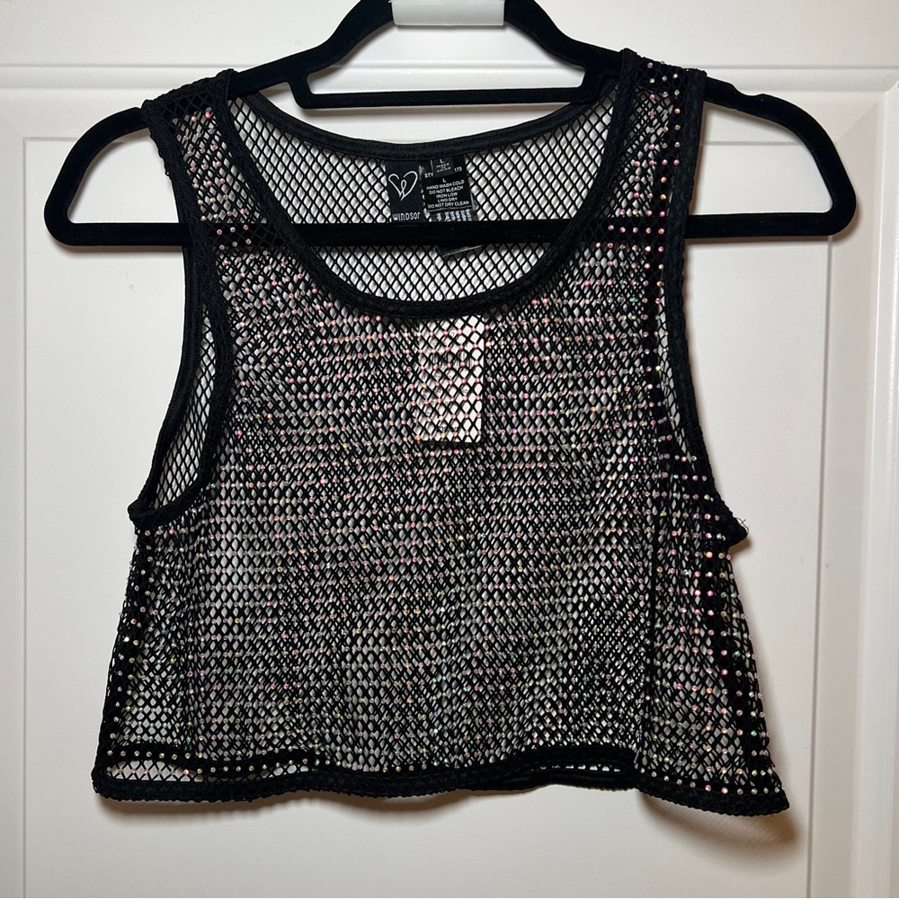 Windsor Rhinestone Tank Top Size L